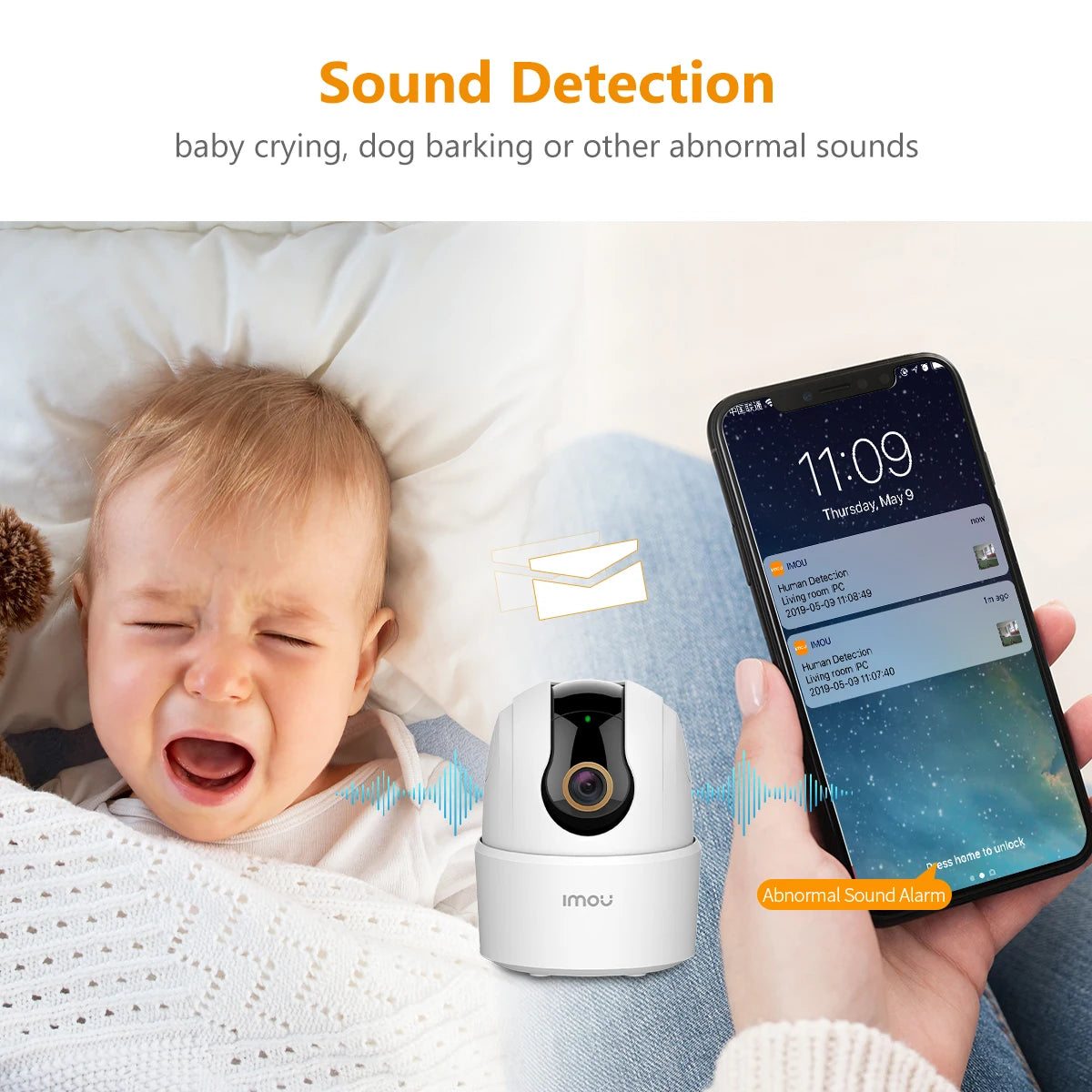 Caméra de Sécurité WiFi 360° - Surveillance Intelligente à Distance